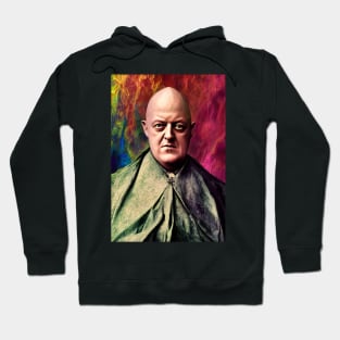 Aleister Crowley The Great Beast of Thelema painted in a Surrealist and Impressionist style Hoodie